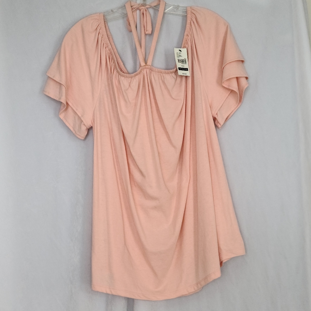 Lane Bryant Pink Top